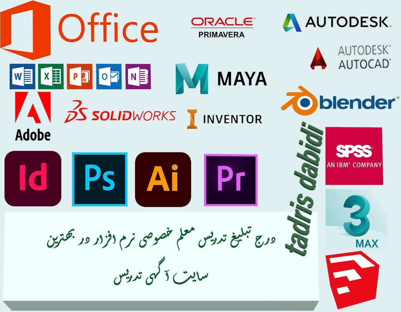 درج تبلیغ تدریس معلم خصوصی نرم افزار در بهترین سایت