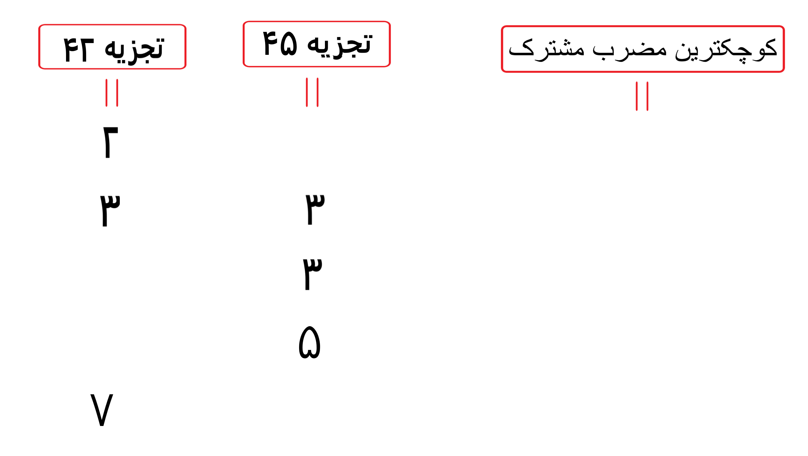 مضارب اعداد و محاسبه کوچکترین مضرب مشترک (ک م م) - تصویر 70